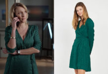 UN SI GRAND SOLEIL : la robe verte d’Alix dans l’épisode 1093