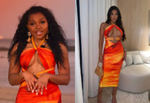 PERFECT MATCH : Anne-Sophie’s orange dress in S1E01