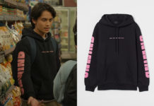 FREERIDGE : Cameron’s « Feel the pressure drop » hoodie in S1E01