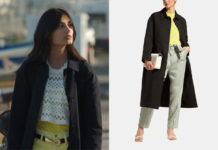 DEMAIN NOUS APPARTIENT : le trench noir de Camille dans l’épisode 1357