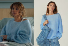 DEMAIN NOUS APPARTIENT : le pull bleu tout doux d’Ingrid dans l’épisode 1357