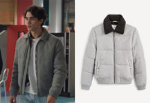 DEMAIN NOUS APPARTIENT : le blouson en flanelle grise de Dorian dans l’épisode 1362