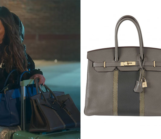 BLING EMPIRE: NEW YORK : Dorothy’s grey handbag in S1E01