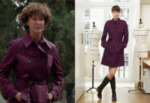 UN SI GRAND SOLEIL : le trench violet d’Élisabeth dans l’épisode 1083