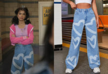 FREERIDGE : Ines’s heart print pants in S1E01