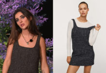 PERFECT MATCH : Ines’s tweed dress in S1E07