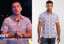 PERFECT MATCH : Joey’s print shirt in S1E01