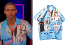 TOO HOT TO HANDLE GERMANY : Kevin’ graffiti print shirt in S1E01