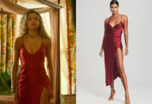 OUTER BANKS : Kiara’s burgundy dress in S3E01