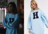 CLASS : Koel’s blue sweatshirt dress with letter graphic in S1E06