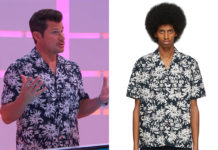 PERFECT MATCH : Nick’s navy floral shirt in S1E07