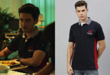 CLASS : Veer’s navy polo shirt in S1E01