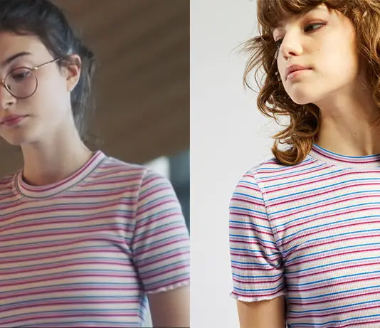 LES BRACELETS ROUGES : le t-shirt à rayures de Zoé dans l’épisode 4×03