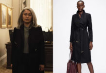 THE NIGHT AGENT : Diane’s black coat