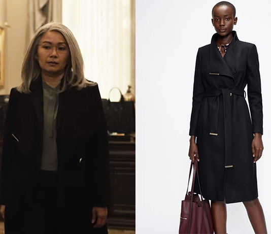 THE NIGHT AGENT : Diane’s black coat