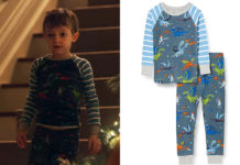SEX/LIFE : Hudson’s dragons & knights print pajama in S2E03