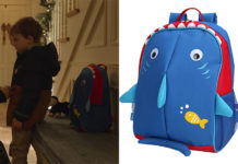 SEX/LIFE : Hudson’s blue shark school backpack in S2E04