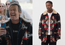 Léo Matteï, brigade des mineurs : la veste à motifs géométriques de Léo dans l’épisode 42