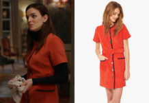 UN SI GRAND SOLEIL : la robe de velours rouge de Margot dans l’épisode 1105