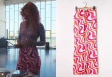 MON COSMONAUTE : le pantalon à figures géométriques roses de Marta dans l’épisode 1×03