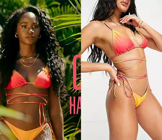 TOO HOT TO HANDLE GERMANY : Onyi’s bikini in pink ombre in S1E01