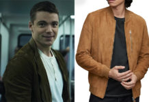 THE NIGHT AGENT : Peter’s brown jacket in S1E01