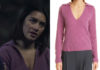 THE NIGHT AGENT : Rose’s pink sweater in S1E01