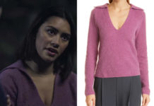 THE NIGHT AGENT : Rose’s pink sweater in S1E01