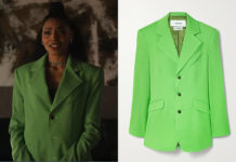 SEX/LIFE : Sasha Snow’s green oversized blazer in S2E04