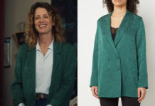 DEMAIN NOUS APPARTIENT : le blazer vert de Soizic dans l’épisode 1379