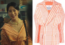 THE GLORY : Yeon-jin’s Orange check blazer in S1E10