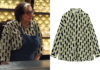 DEMAIN NOUS APPARTIENT : la blouse à motifs géométriques de Mona dans l’épisode 1399