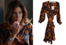 UN SI GRAND SOLEIL : la robe bleue à fleurs hawaïennes de Cécile dans l’épisode 1121