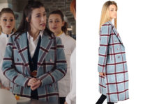 ICI TOUT COMMENCE : le manteau à carreaux de Daphné dans l’épisode 638