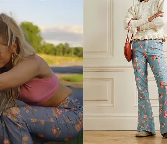 FLORIDA MAN : Delly’s floral-print corduroy flared pants