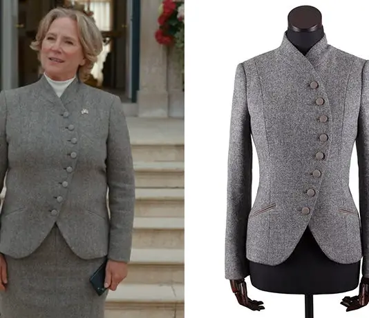 THE DIPLOMAT : Francis’s grey jacket in S1E01