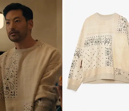 ACHARNÉS : le pull imprimé bandana de George Nakai dans l’épisode 1×01