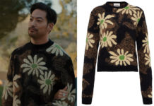ACHARNÉS : le pull imprimé fleurs de George Nakai dans l’épisode 1×01
