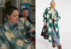 WELLMANIA : Liv’s diamond check oversized coat in S1E01
