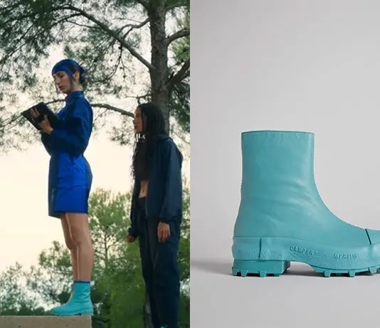 Bienvenidos a Edén : Maika’s turquoise boots in S2E03
