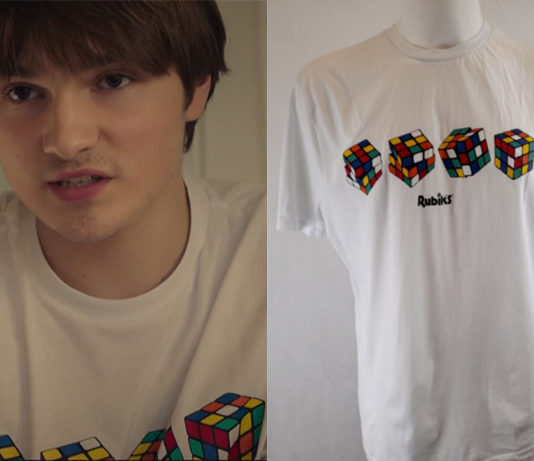 ATTRACTION : le t-shirt « Rubik’s cube » de Mathias dans l’épisode 1×02