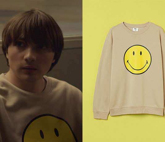 ATTRACTION : le sweatshirt « smiley » de Mathias dans l’épisode 1×03