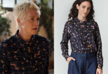 ICI TOUT COMMENCE : le chemisier feuilles d’automne dans l’épisode 644