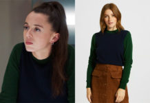 DEMAIN NOUS APPARTIENT : le pull bicolore de Sara dans l’épisode 1414