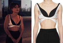 PLATONIC : Audrey’s black and white bustier in S1E01