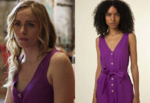 DEMAIN NOUS APPARTIENT : la combi violette d’Adèle dans l’épisode 1431