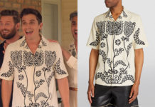 QUEER EYE : Antoni’s embroidered shirt in S7E06