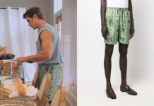 QUEER EYE : Antoni’s silk sketch-print boxer shorts in S7E07
