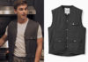 QUEER EYE : Antoni’s Snap-stud Vest In Blackin S7E07