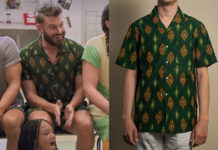 QUEER EYE : Bobby’s green shirt in S7E04